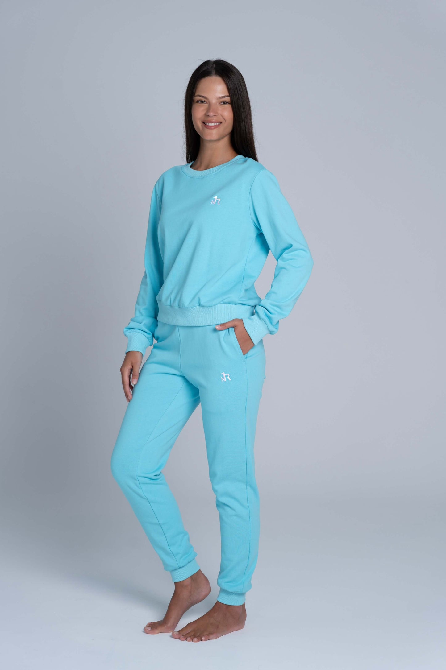 CLOUD FIT - SWEATSHIRT TURQUOISE