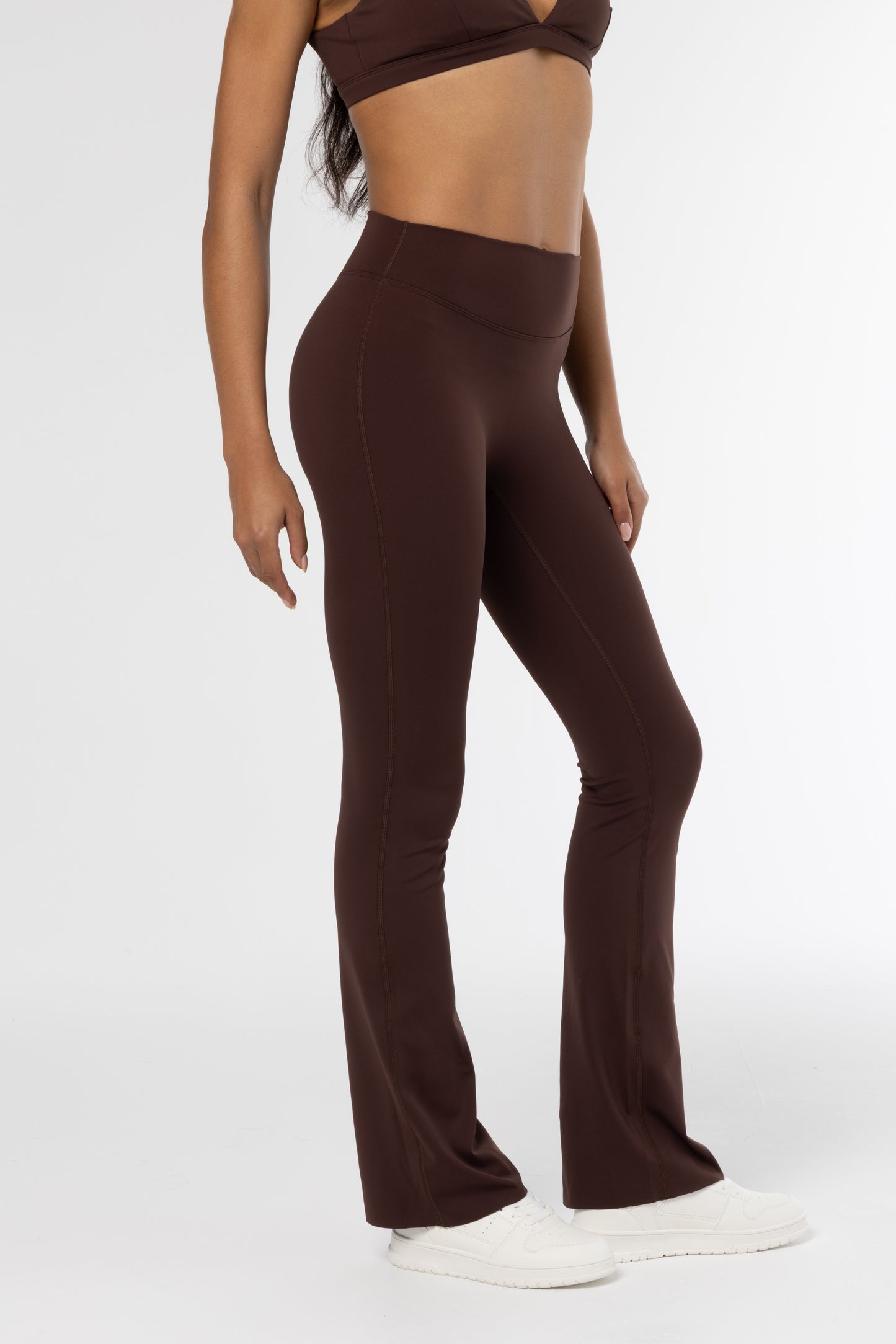 FLOW RISE - LEGGING BROWN