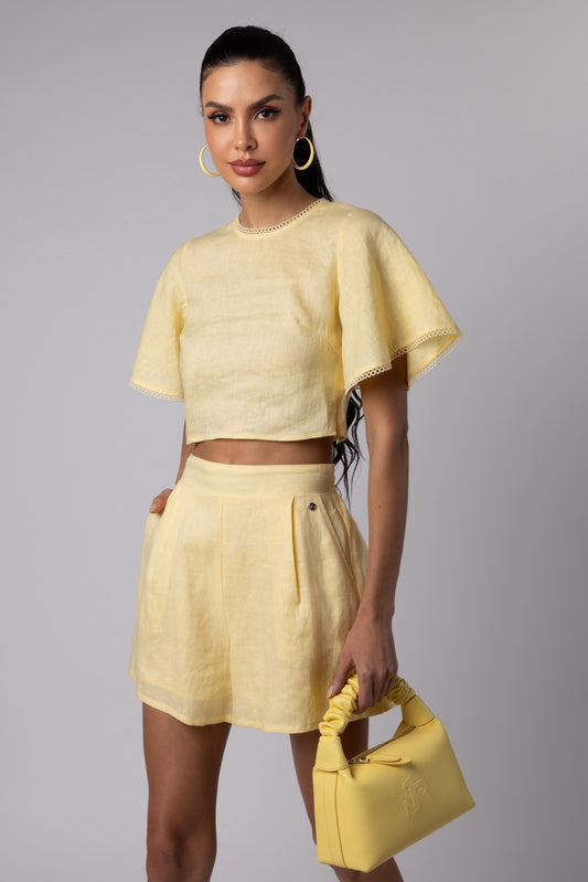 BARBARA - SHORT YELLOW