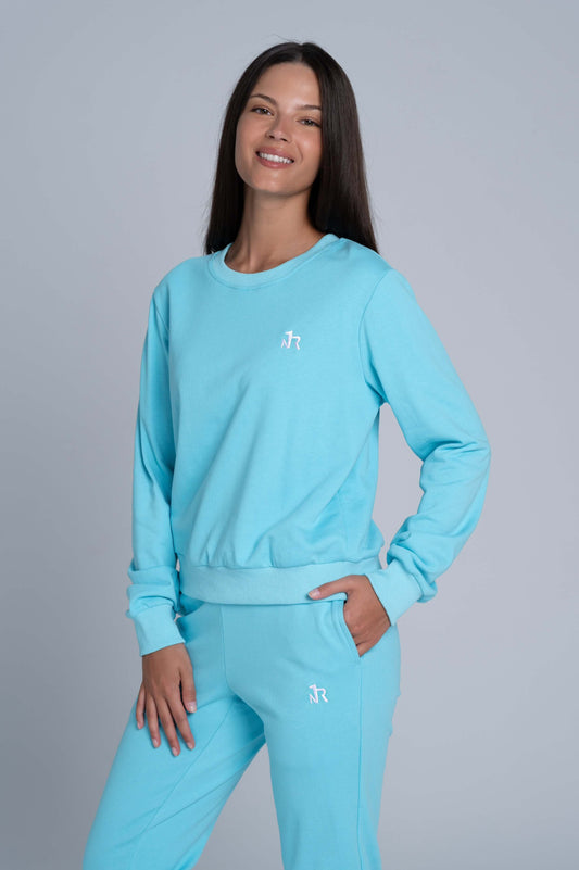 CLOUD FIT - SWEATSHIRT TURQUOISE