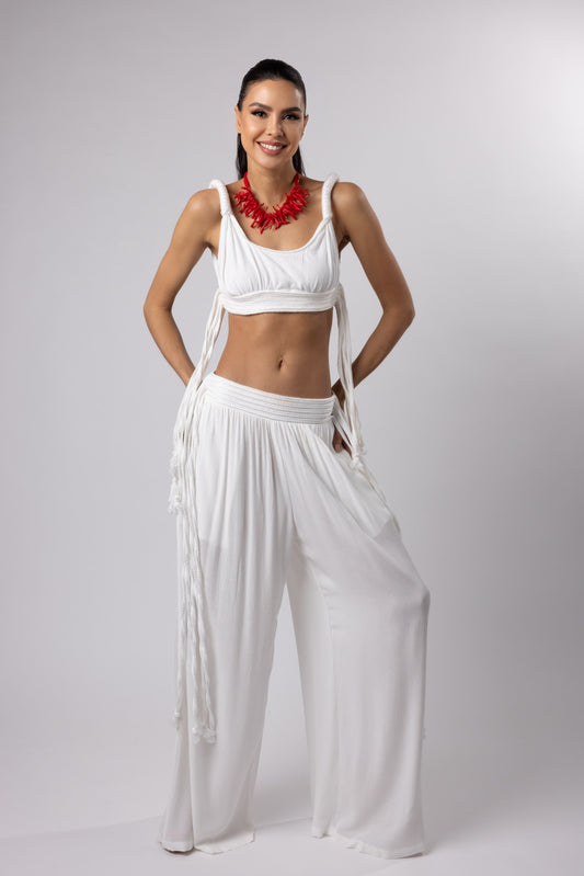 BEACH STAR - PANTS WHITE