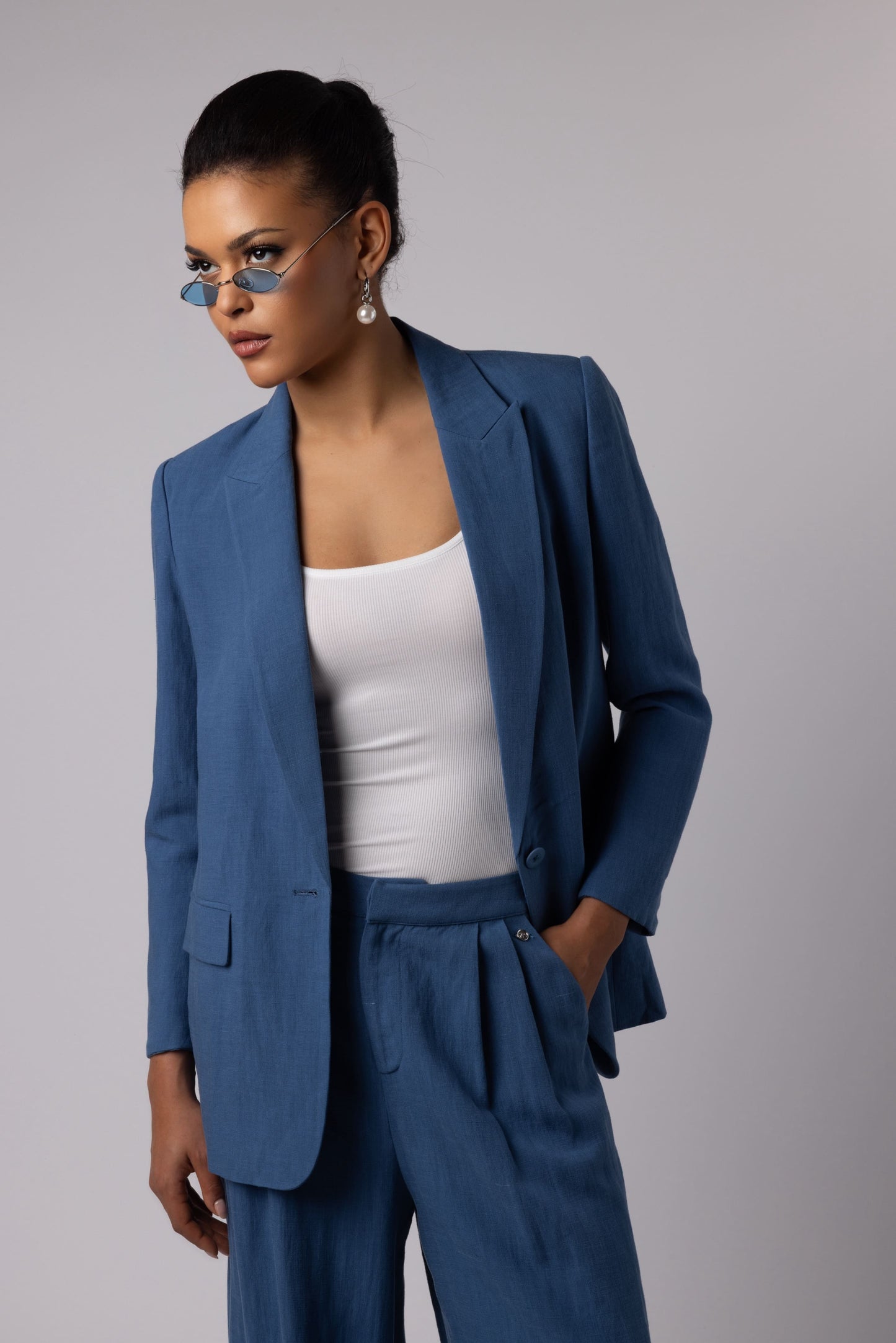 MELANIA - PANTS BLUE