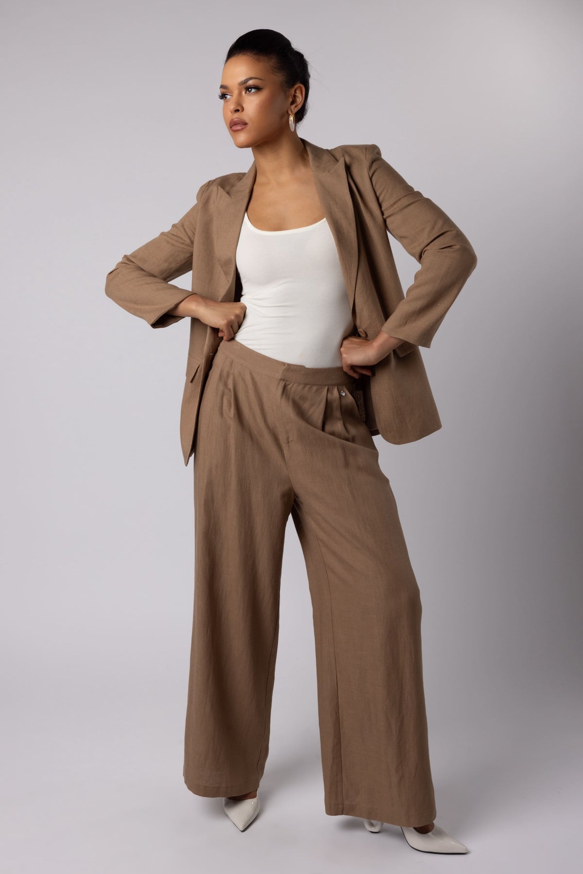 MELANIA - BLAZER BROWN