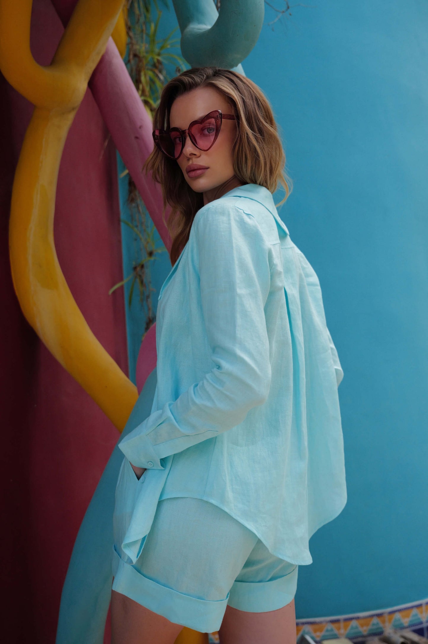 RIVIERA LINEN - BLUE