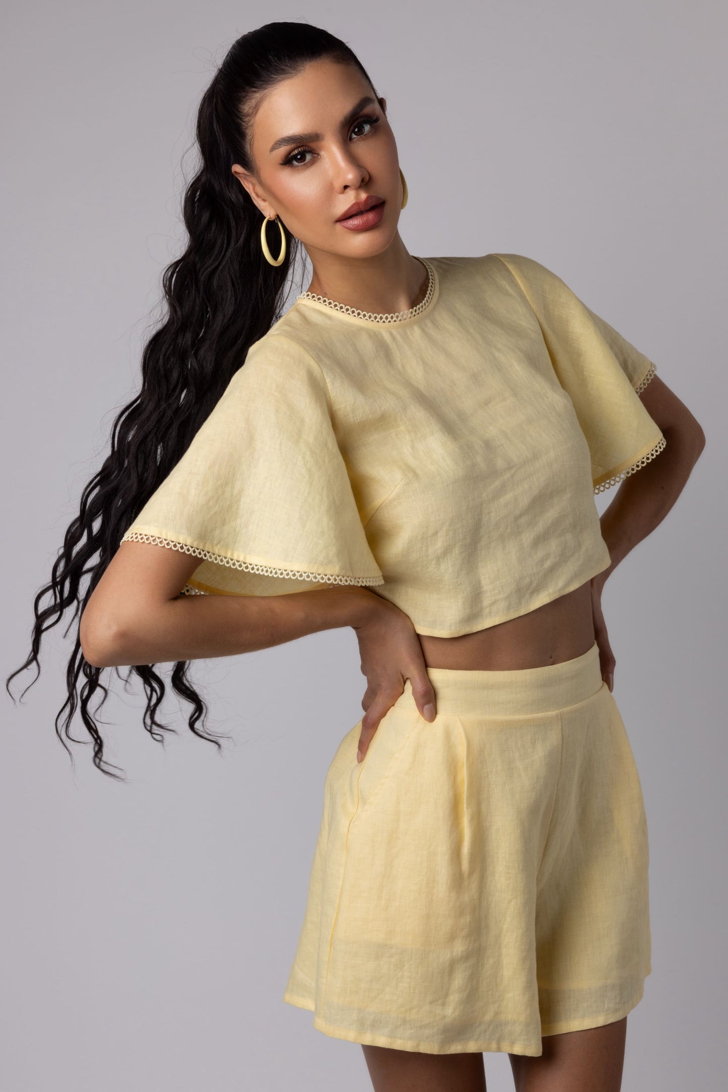 BARBARA - SHORT YELLOW
