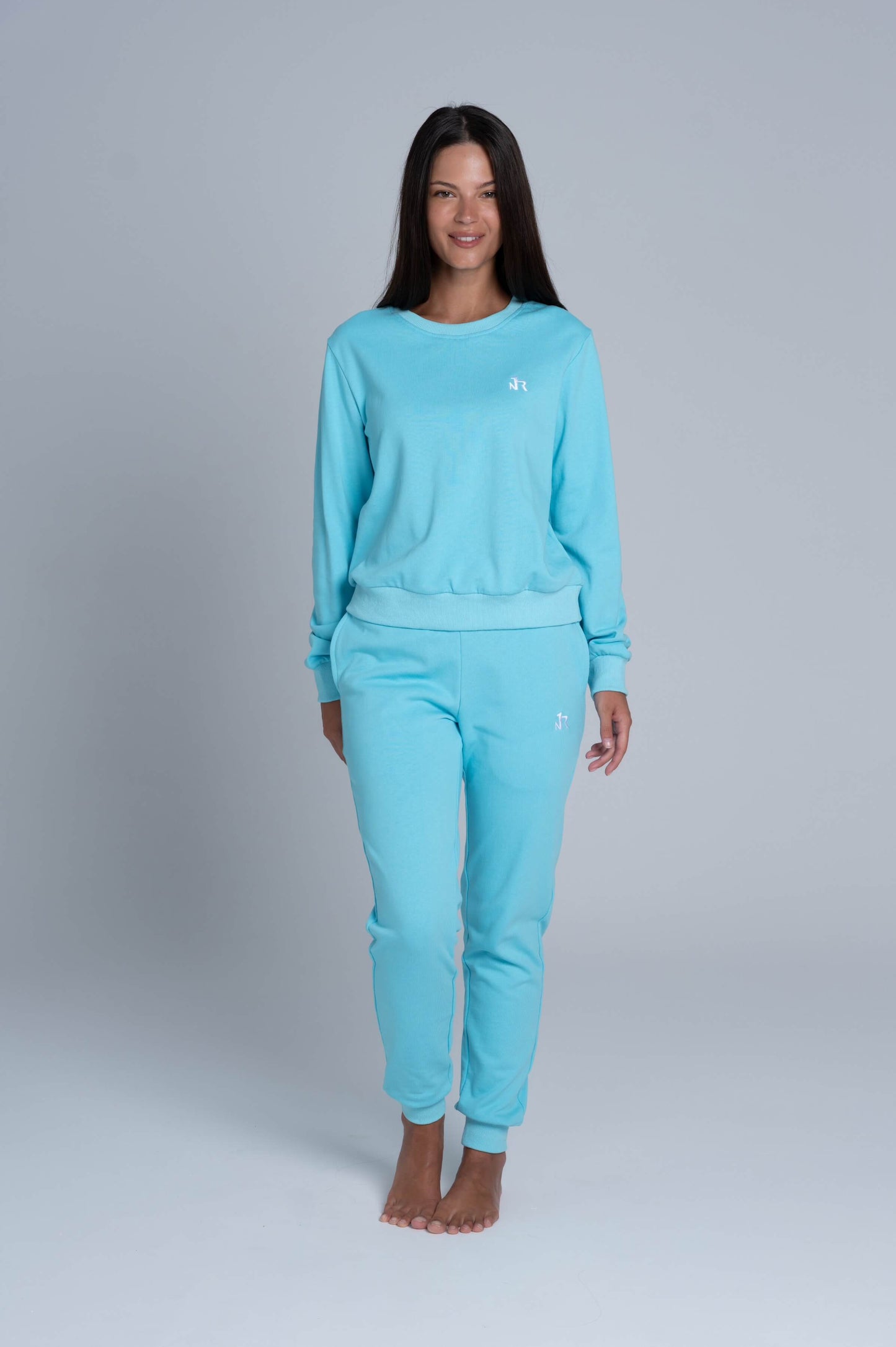 CLOUD FIT - SWEATSHIRT TURQUOISE