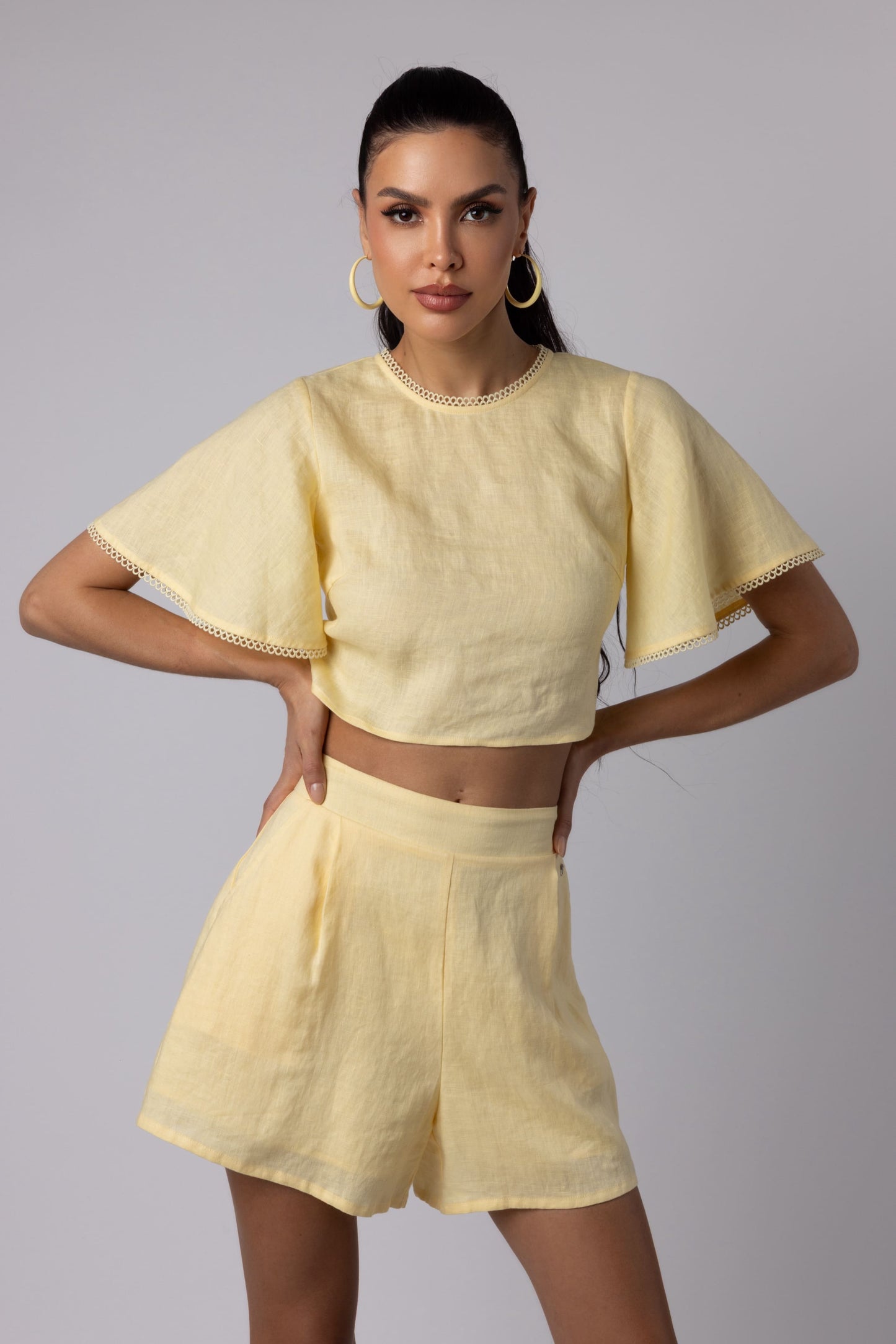 BARBARA - SHORT YELLOW