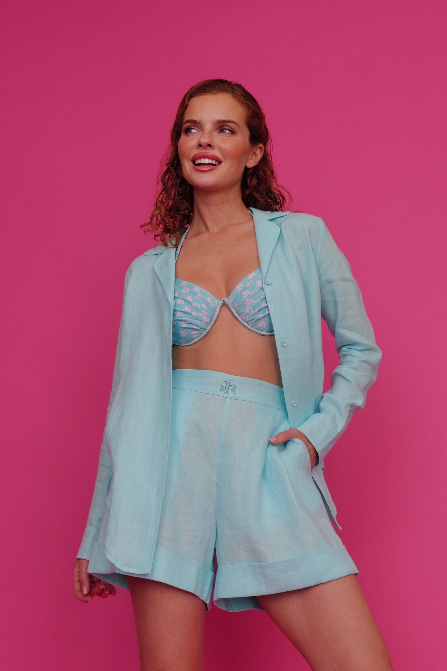 RIVIERA LINEN - BLUE