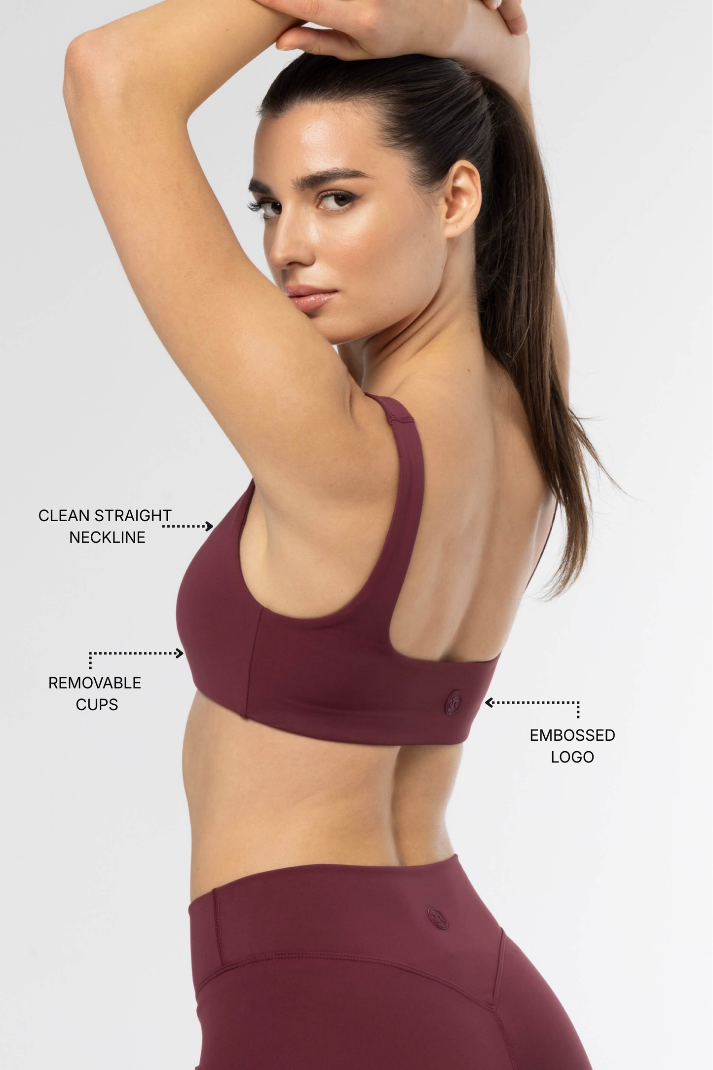 ACE LINE - TOP BURGUNDY