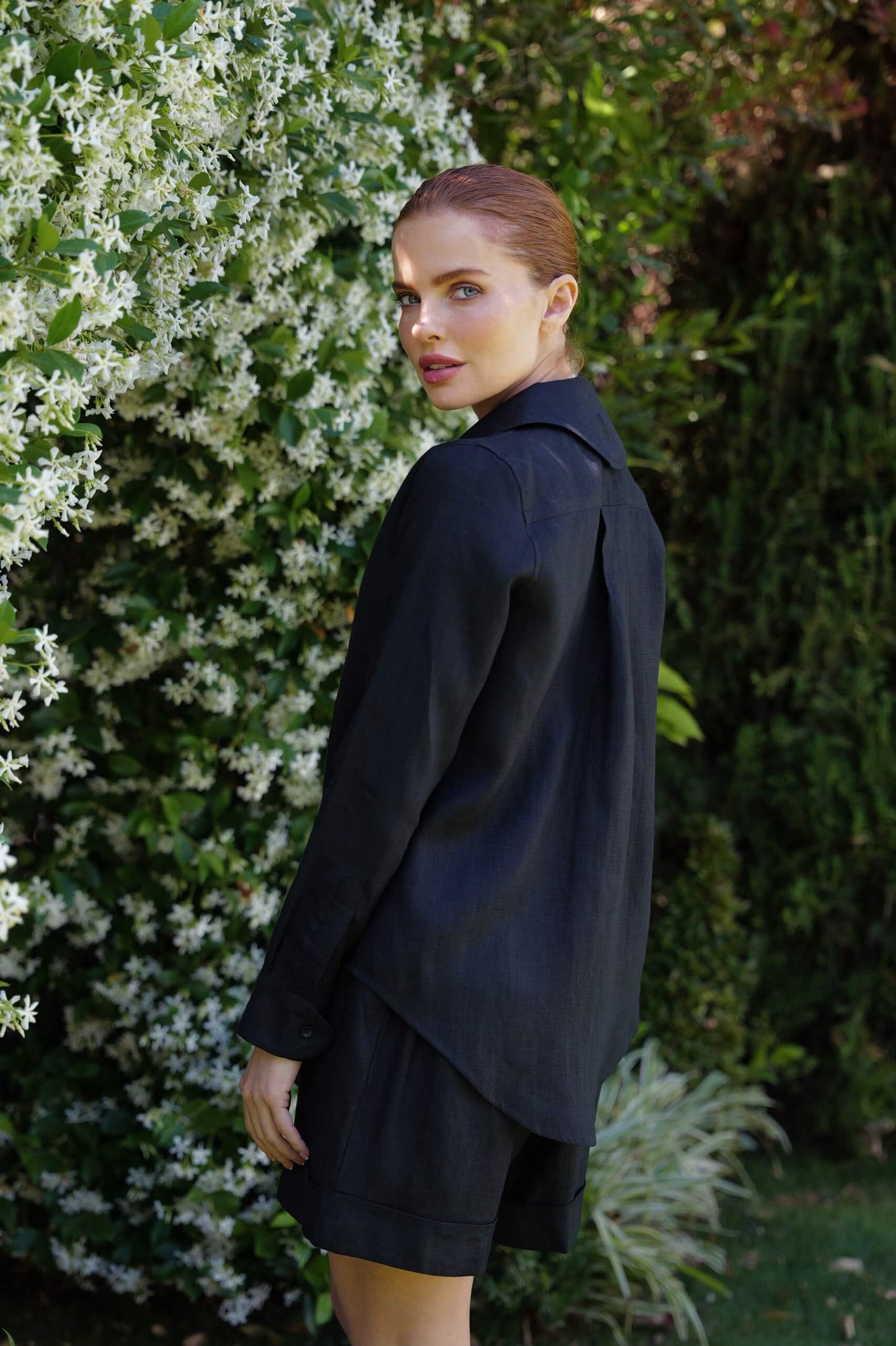 RIVIERA LINEN - BLACK