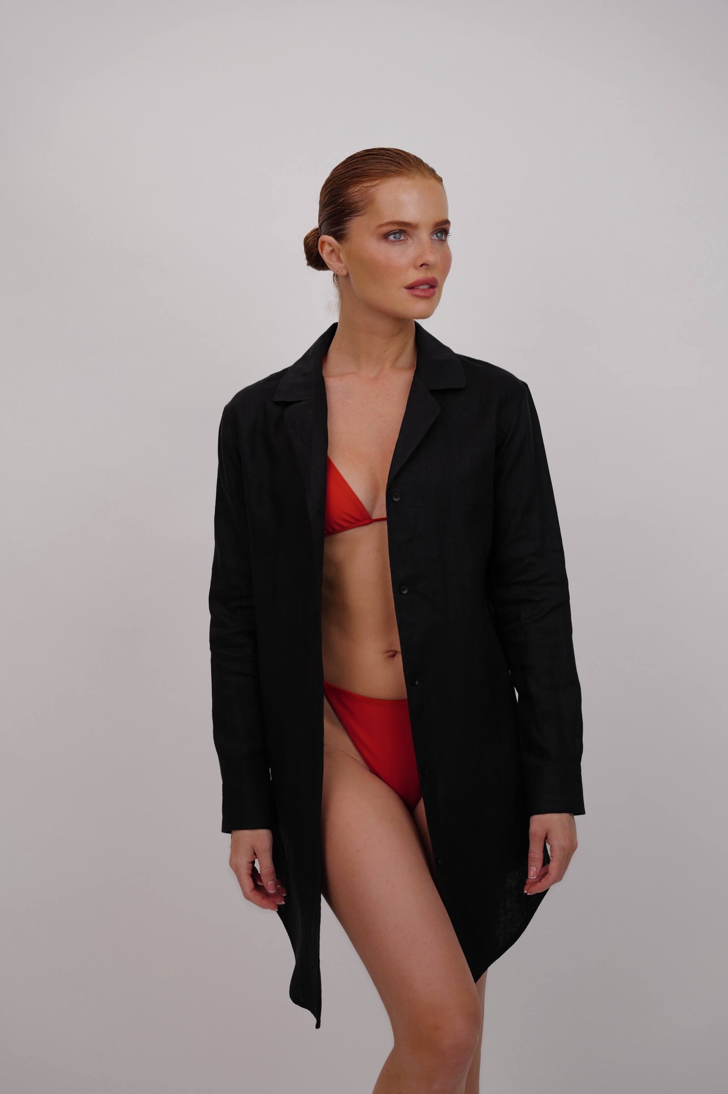 RIVIERA LINEN - BLACK