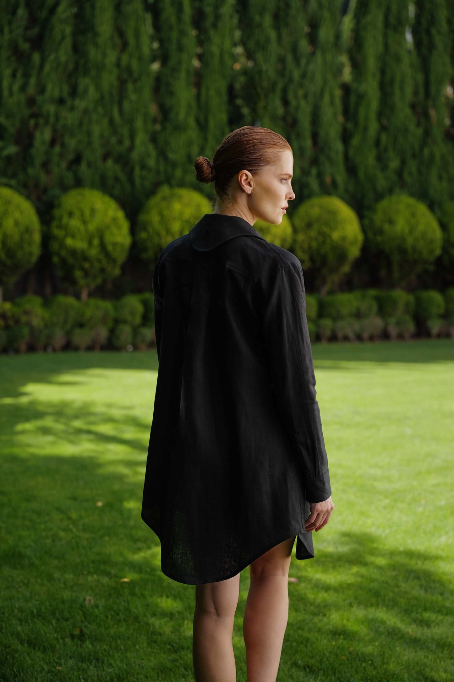 RIVIERA LINEN - BLACK