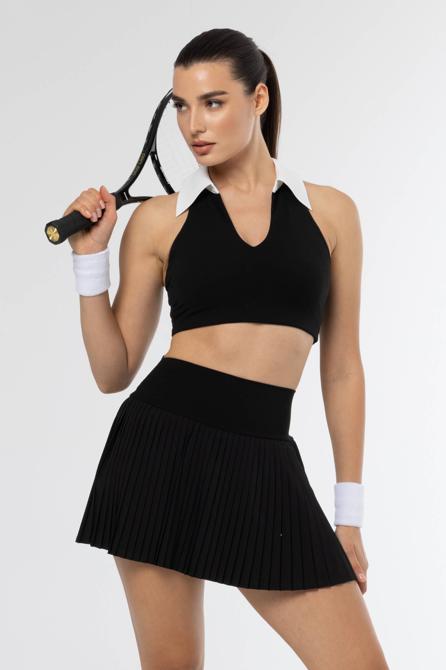 MATCH POINT - TOP WHITE & BLACK