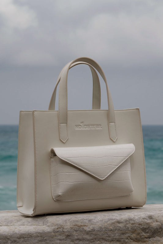 "TOTE LA SEMAINE" - WHITE MINI