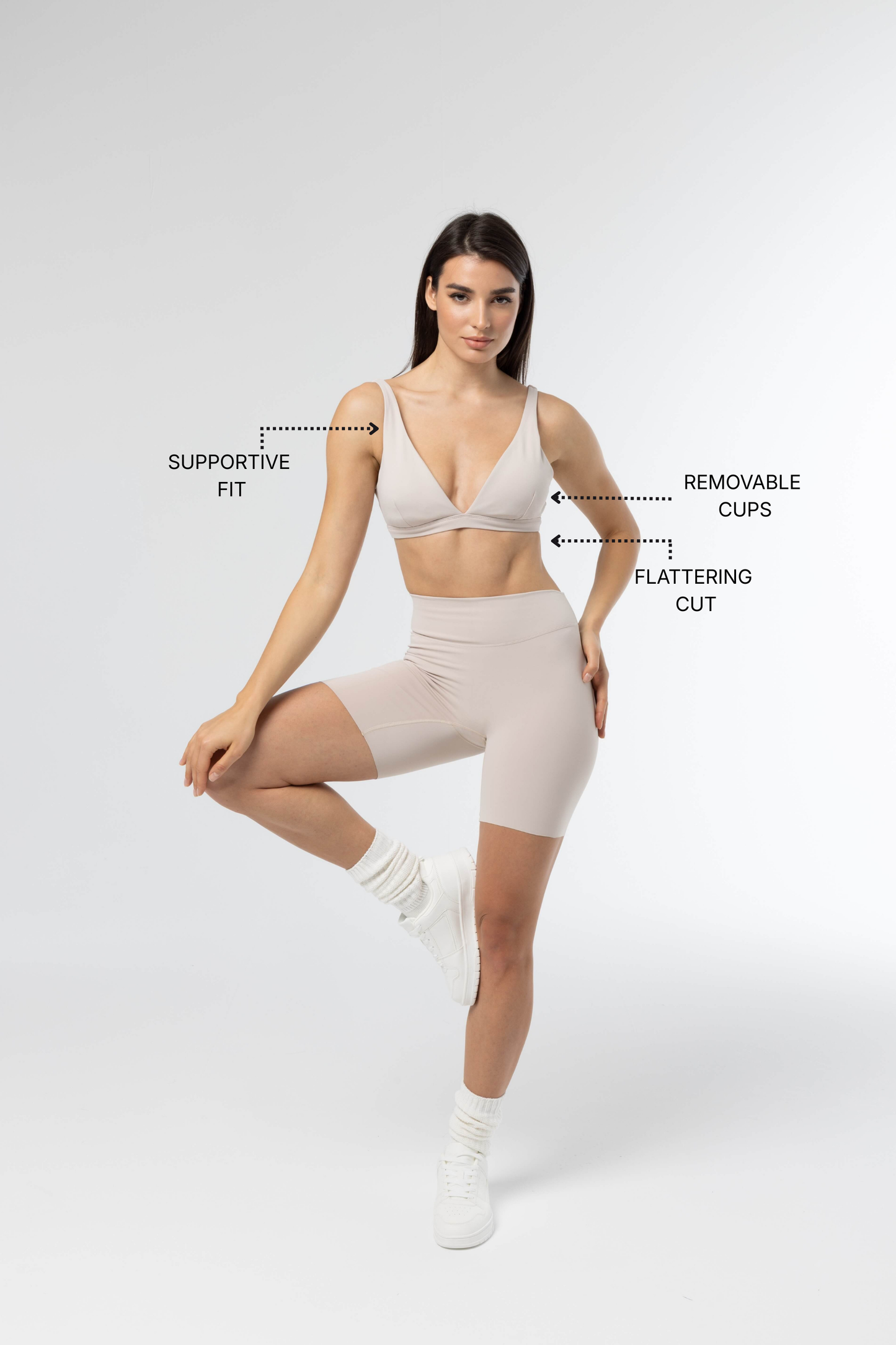 LOTUS FIT - TOP BEIGE