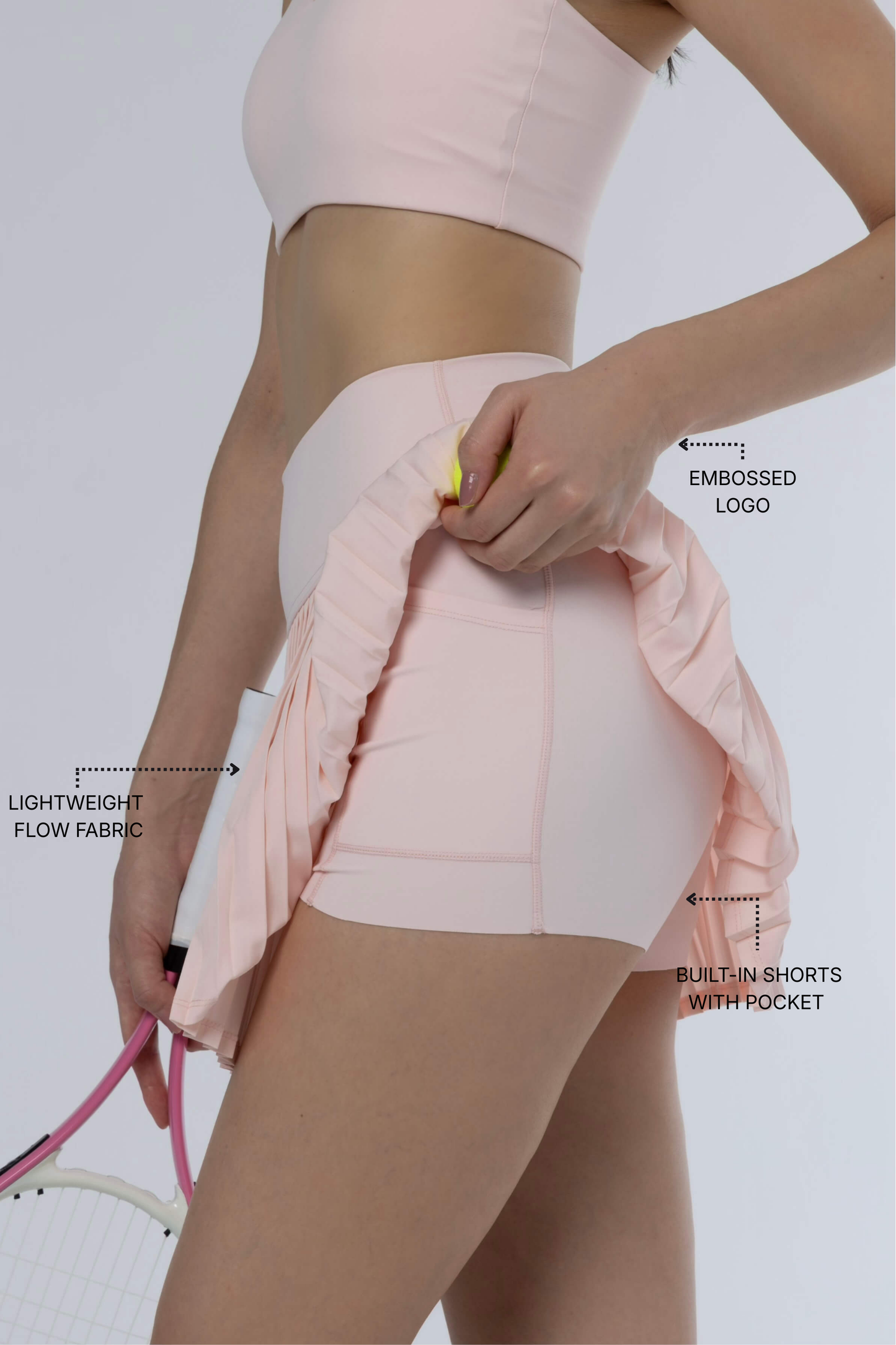 MATCH POINT - SKIRT PINK